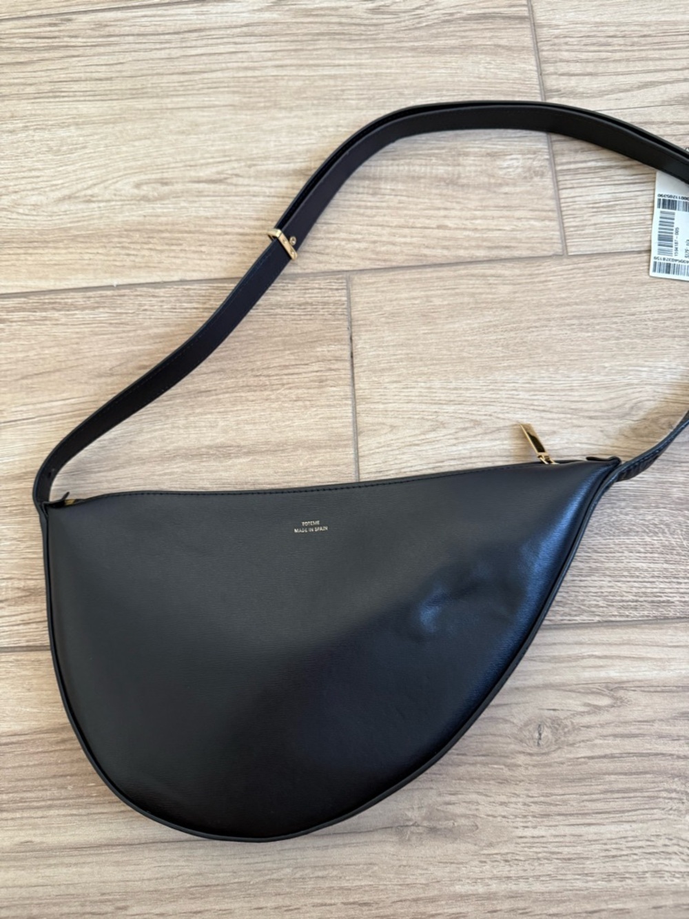 TOTEME Black Scooped Sling Bag - Picture 13 of 17